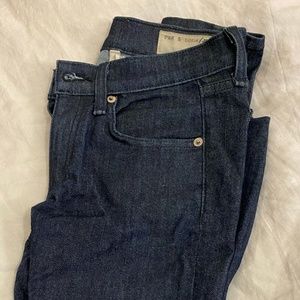 Size 24 rag & bone indigo skinny jeans